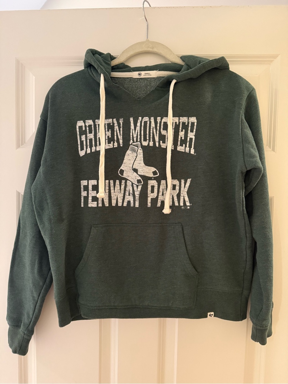 Red Sox Fenway Park Green Monster Hooded Sweatshirt - Dark Green